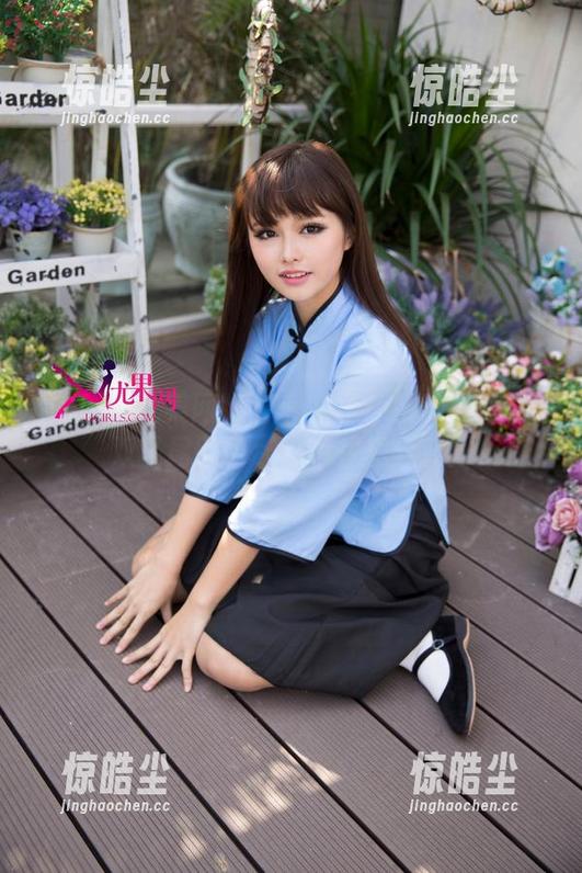UGirls尤果网 - 福利来了！Mikka涵涵双马尾图包，忍不住想分享！