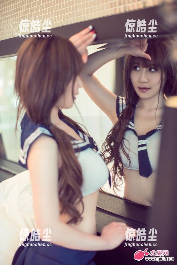 UGirls尤果网 - 图册里的郝晴Grace网袜，原来我也蠢蠢欲动了！