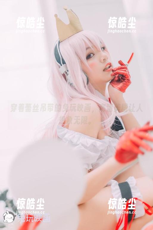 穿着蕾丝吊带的兔玩映画，高清美图让人想象无限。