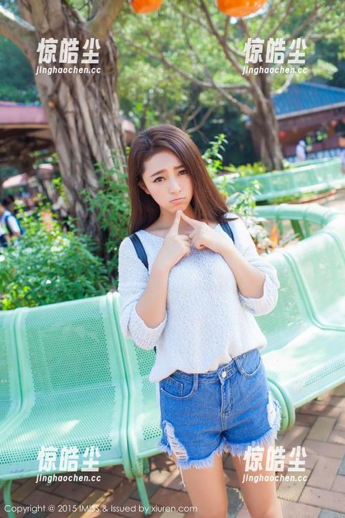 爱蜜社 - 看九尾Ivy的天台全套写真，果然不负众望，风筝都快要飞上天了！