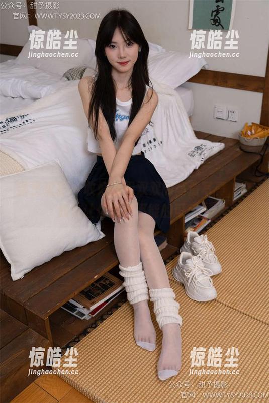 甜予摄影-双双 甜予摄影 - 收好这组双双的高清写真,白棉袜让你欲罢不能的可爱!